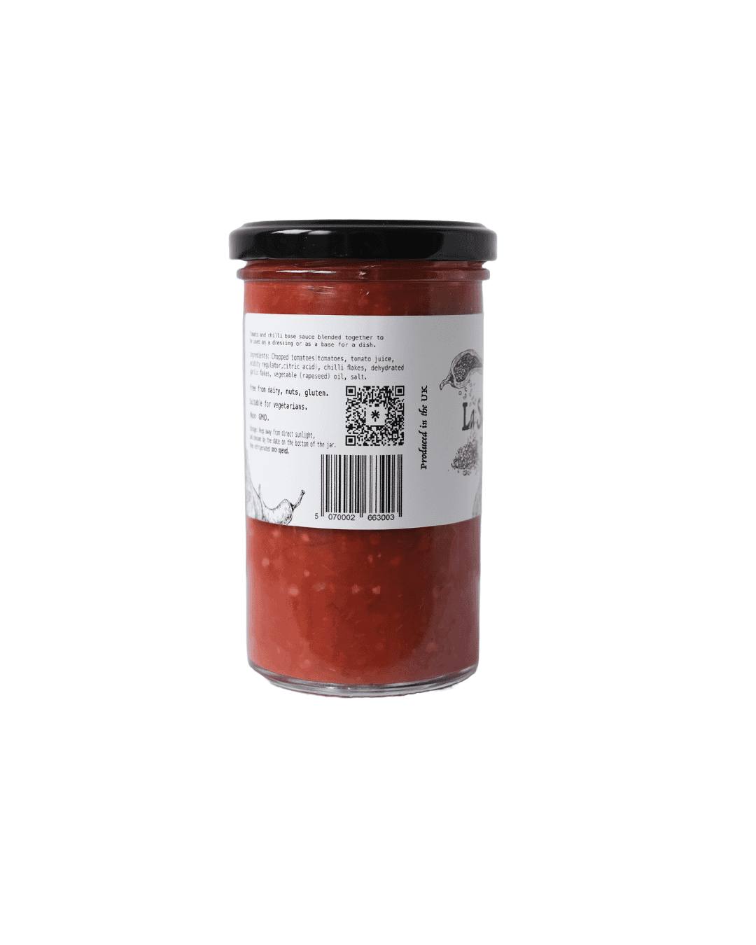 Experience the bold flavours of Mexico with La Salsa Loca’s authentic salsas, made from cherished family recipes. Using only fresh, all-natural ingredients, our salsas are a celebration of traditional Mexican taste, crafted to elevate any meal. From our fiery Mexican Salsa Verde to our savoury Mexica Casera blends, each jar is vegan, gluten-free, and packed with rich, vibrant flavours. Perfect for dipping, topping, or cooking, our salsas bring the taste of Mexico.

Spicy Dip
Hotsauce
