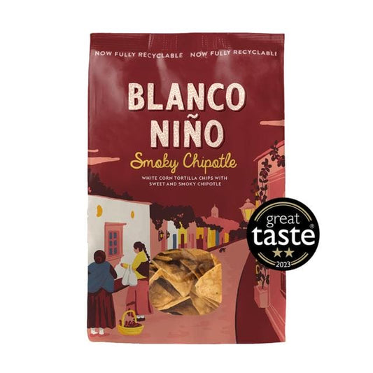Blanco Niño Smoky Chipotle Tortilla Chips 170g